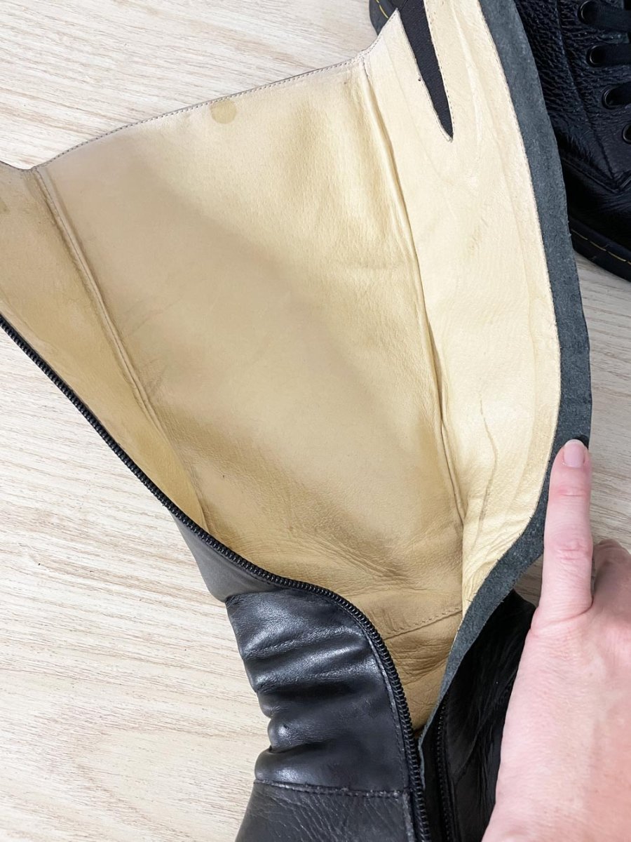 john fluevog haworth tall nappa leather boots - good market thrift store