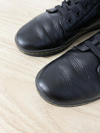 doc martens leyton leather boots - good market thrift store