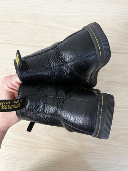 doc martens leyton leather boots - good market thrift store