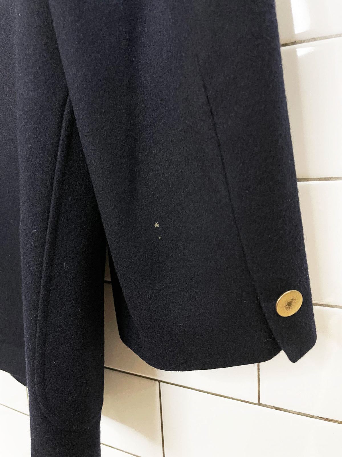 vintage wickhams of windsor 100% wool crested blazer | st thomas university