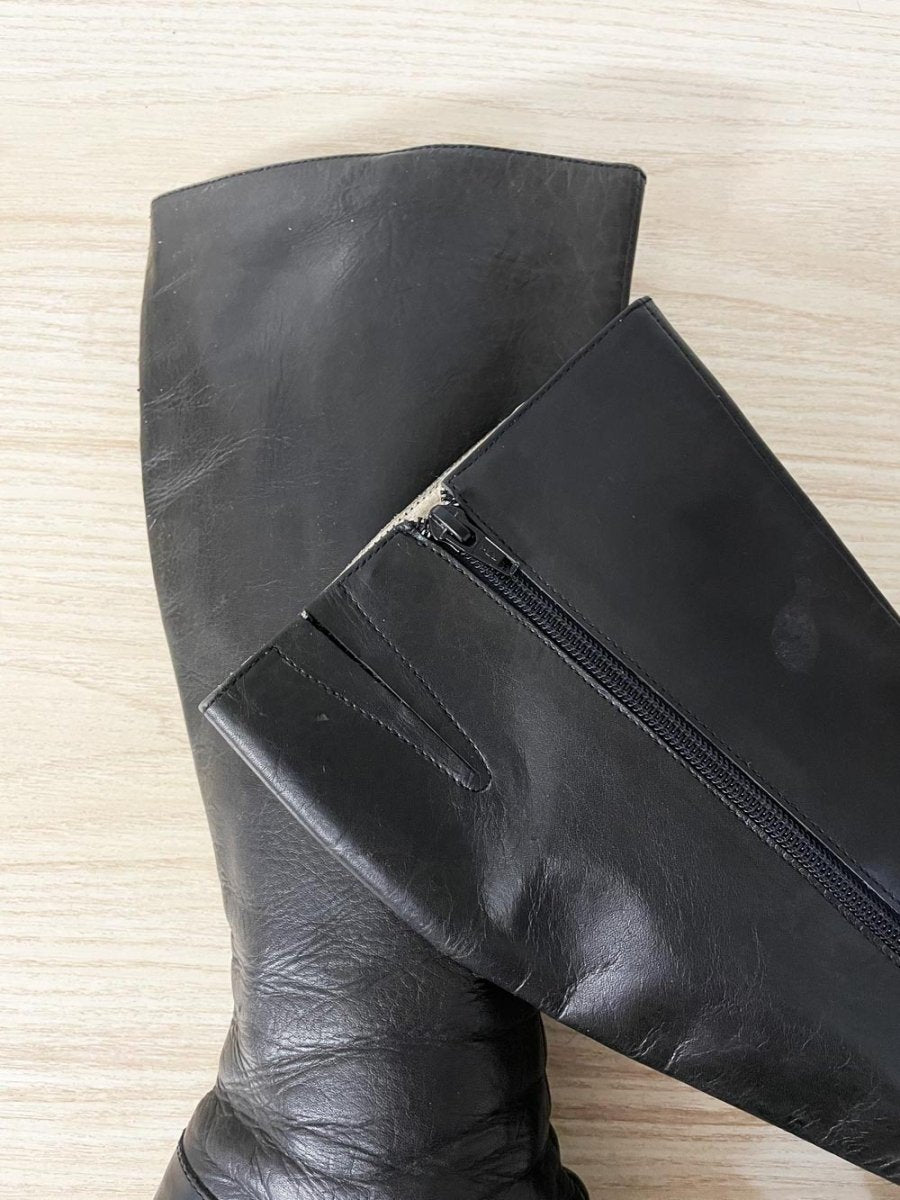 john fluevog haworth tall nappa leather boots - good market thrift store
