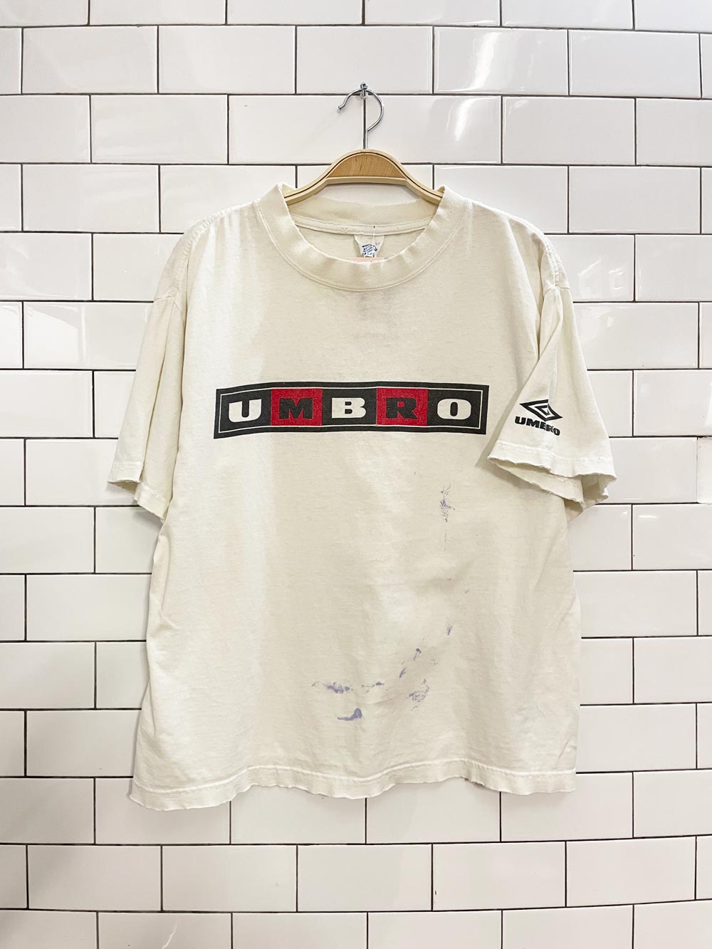 vintage 90s umbro graphic tee - good market thrift store