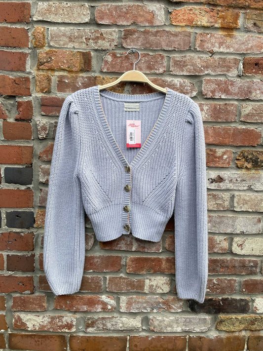 UO 2023 puff sleeve knit cardi