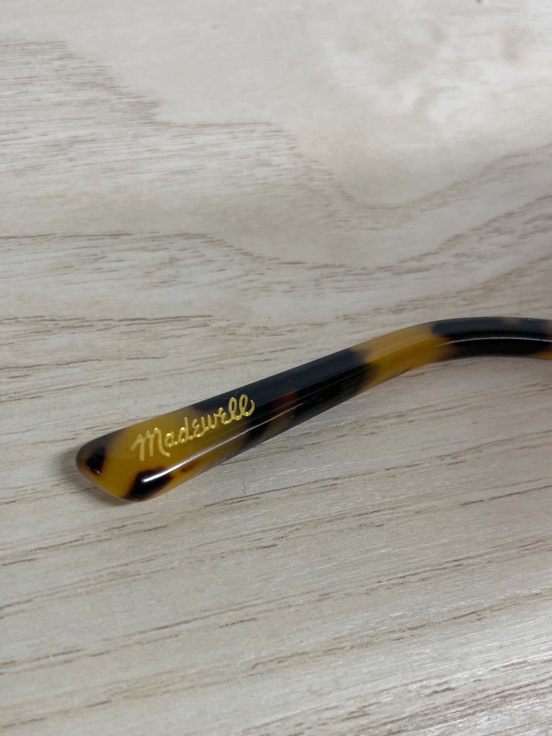 madewell fest square aviator sunglasses | tortoise shell