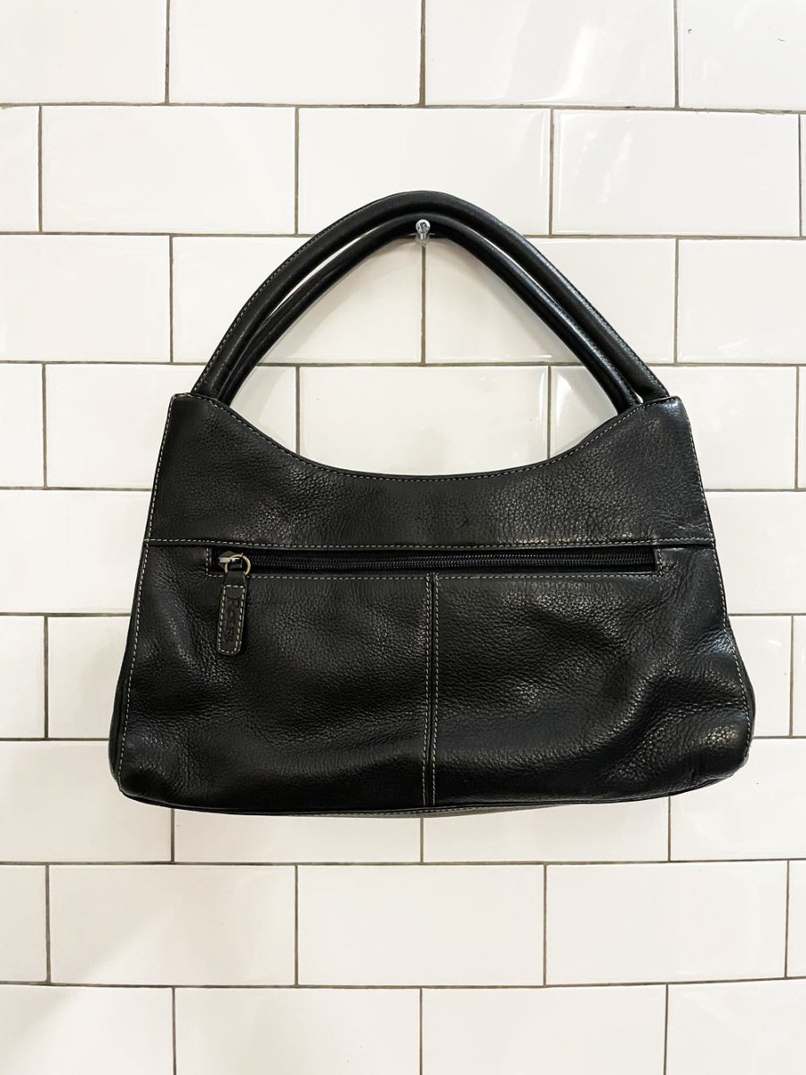 vintage 00s rolf's leather shoulder bag - good market thrift store