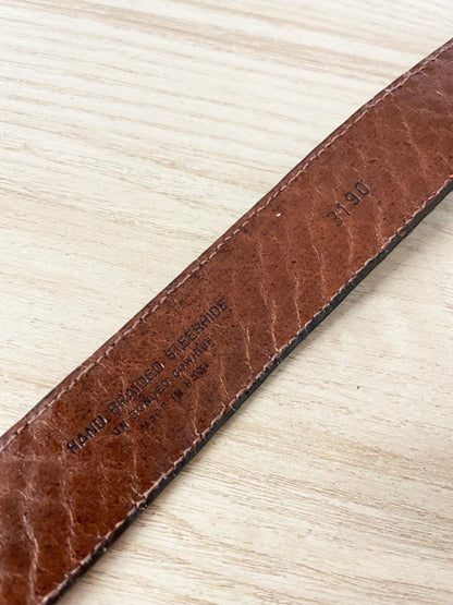 vintage seville braided leather belt | by HA Sheldon - good market thrift store