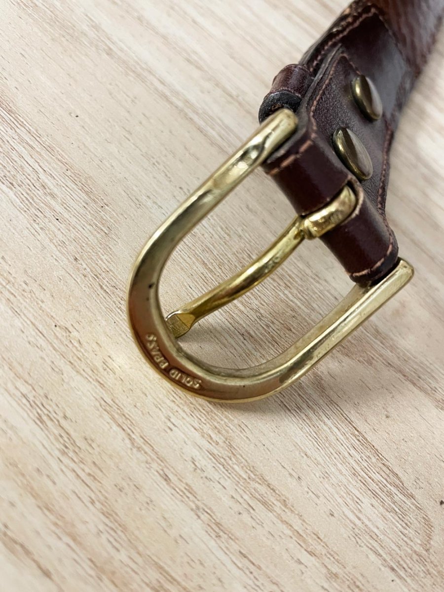 vintage seville braided leather belt | by HA Sheldon - good market thrift store