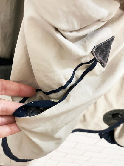 vintage utex wool - blend combo hooded chore coat - good market thrift store