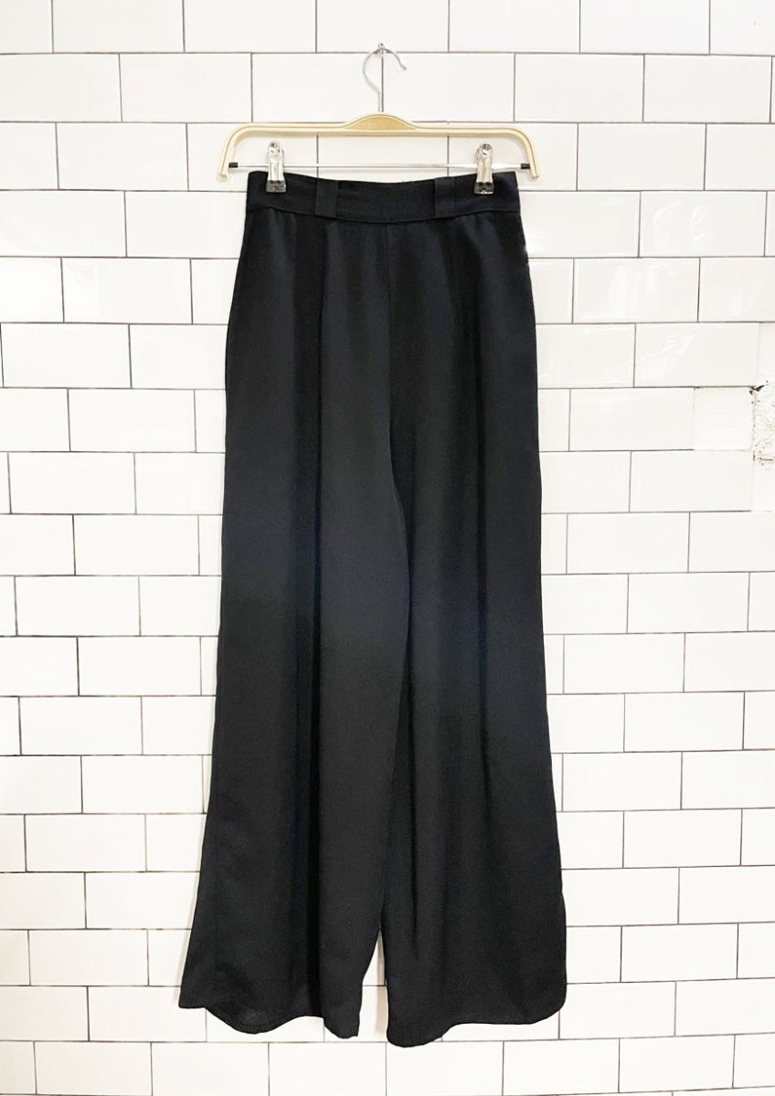 vintage 90s minx pleated high rise wide leg trouser | eva lutz | made in Germany - good market thrift store
