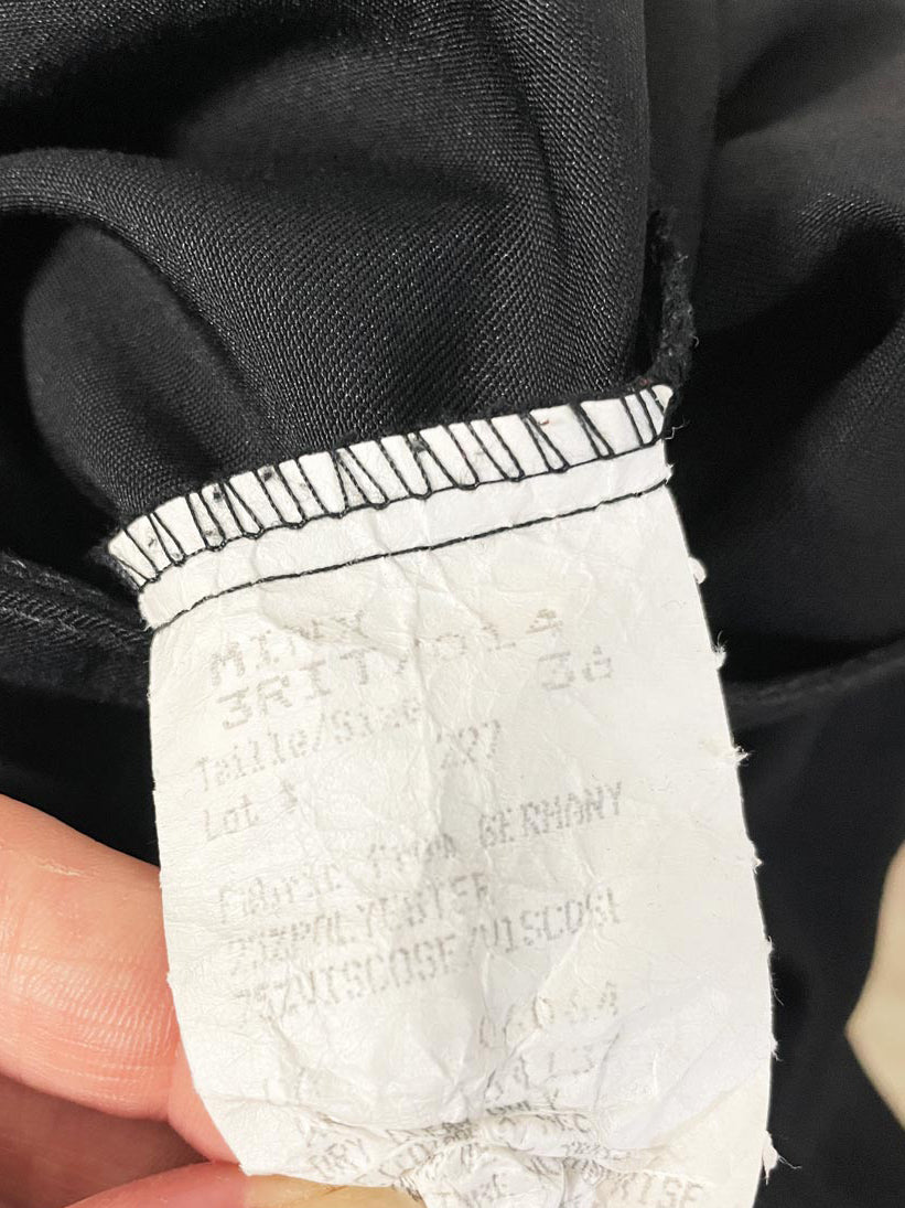 vintage 90s minx pleated high rise wide leg trouser | eva lutz | made in Germany - good market thrift store