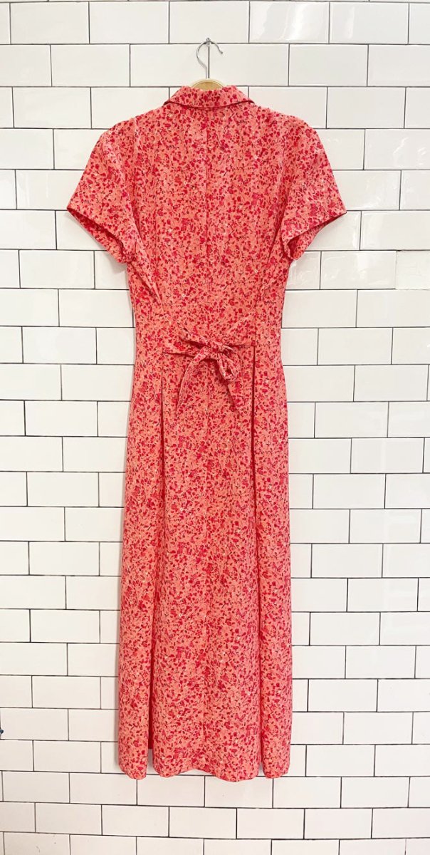 vintage 00s miss dorby micro floral shirt dress - good market thrift store