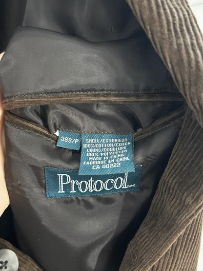 vintage protocol chunky cord blazer - good market thrift store