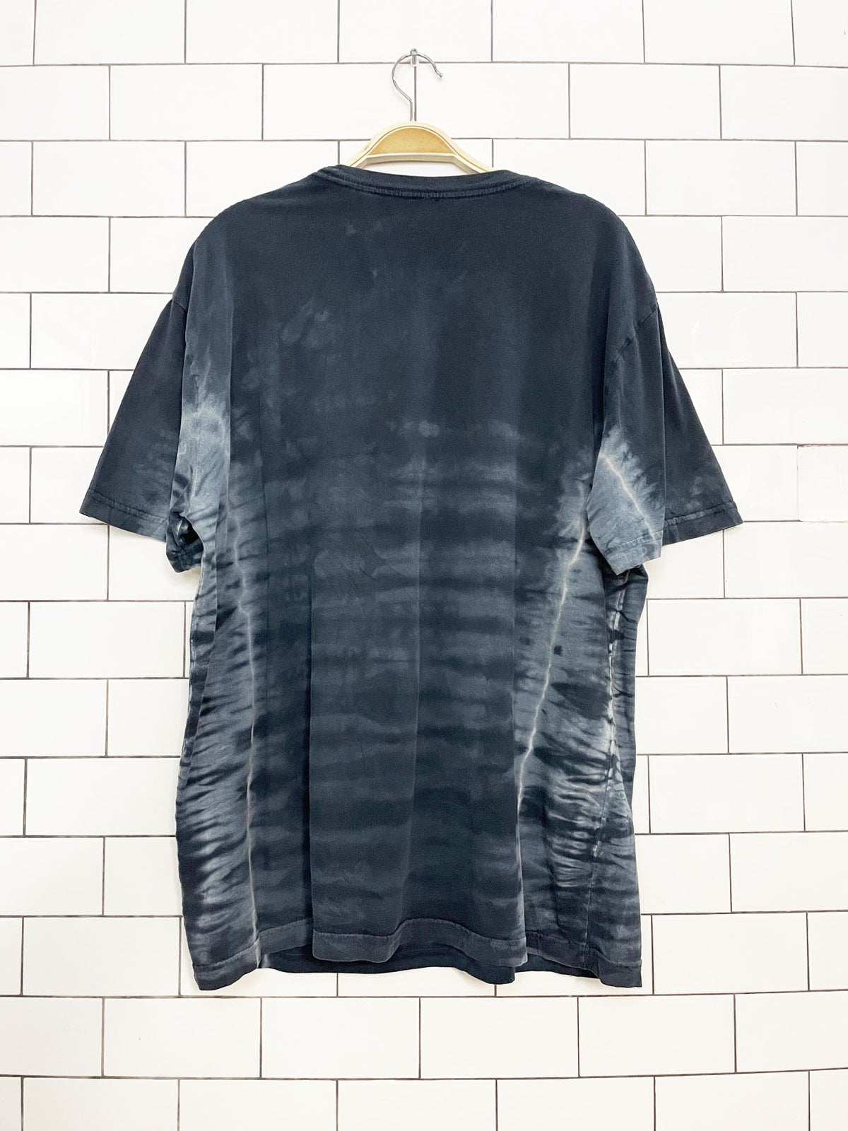y2k the mountain evolution wolf art tie dye tee