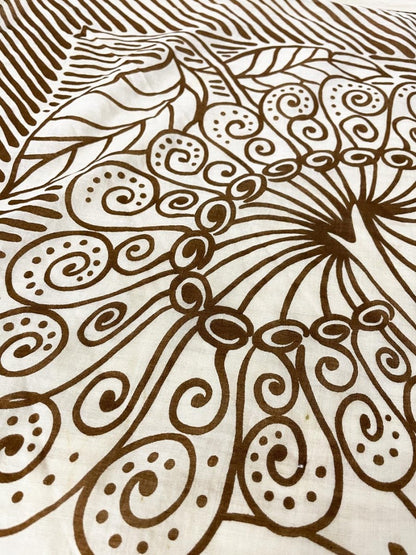 vintage kreier retro chiffon scarf | hand - rolled edge - good market thrift store