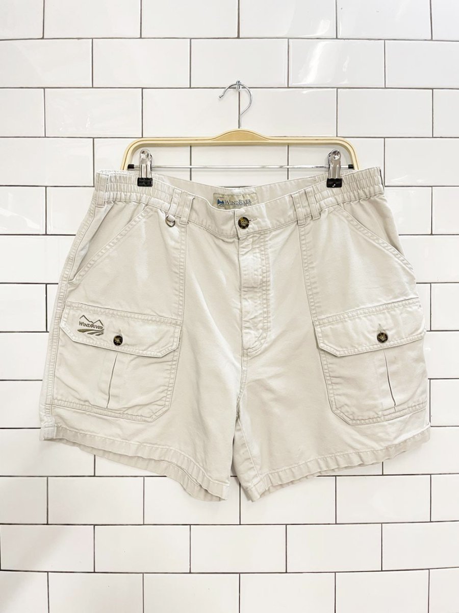 vintage 90s windriver cargo short utility short - good market thrift store