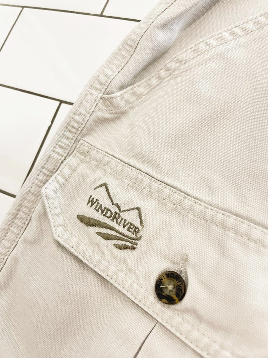 vintage 90s windriver cargo short utility short - good market thrift store