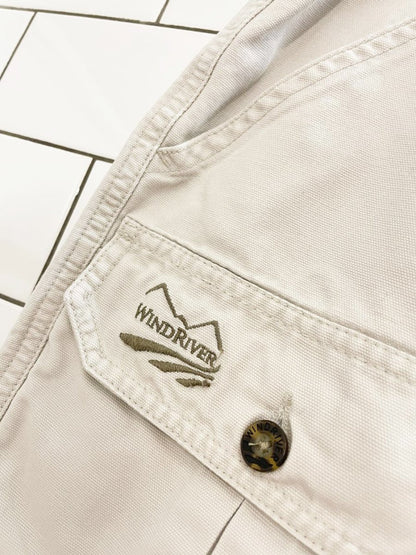 vintage 90s windriver cargo short utility short - good market thrift store