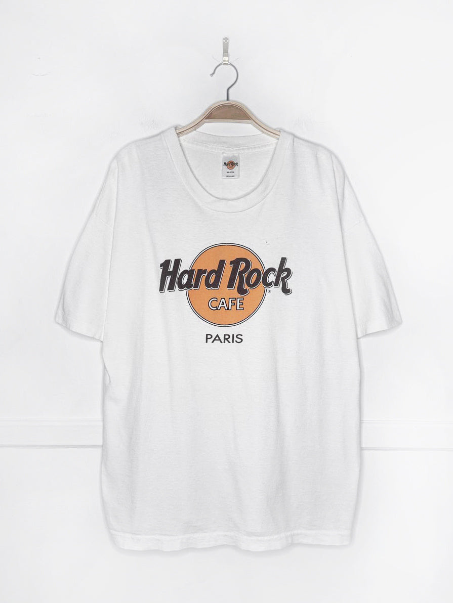 vintage 90s hard rock cafe paris tee
