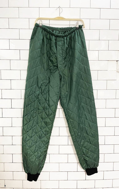 x2 vintage codet quilted boxy liner coat + pant set - good market thrift store