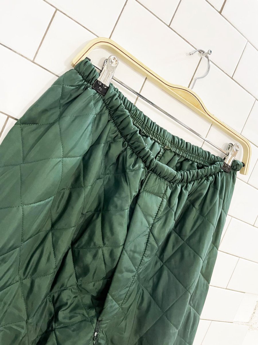 x2 vintage codet quilted boxy liner coat + pant set - good market thrift store