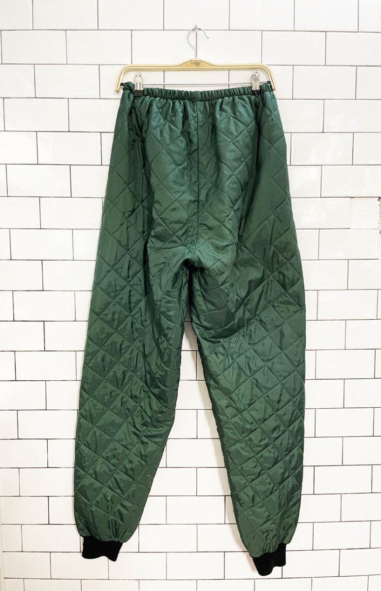 x2 vintage codet quilted boxy liner coat + pant set - good market thrift store