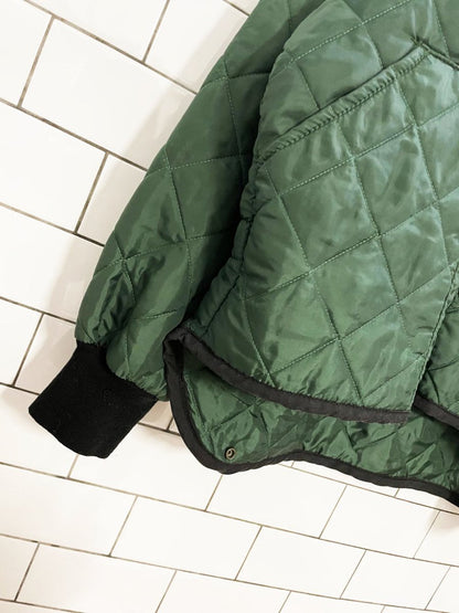 x2 vintage codet quilted boxy liner coat + pant set - good market thrift store