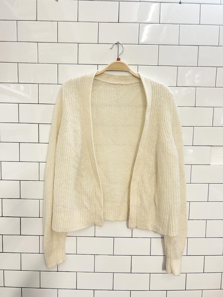 michael kors open knit mohair cardigan - good market thrift store