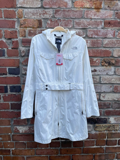 the north face ella belted light hyvent jacket