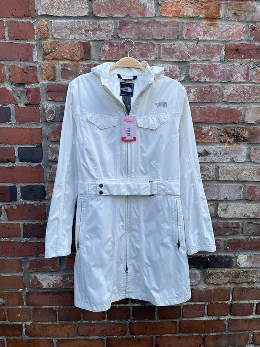 the north face ella belted light hyvent jacket