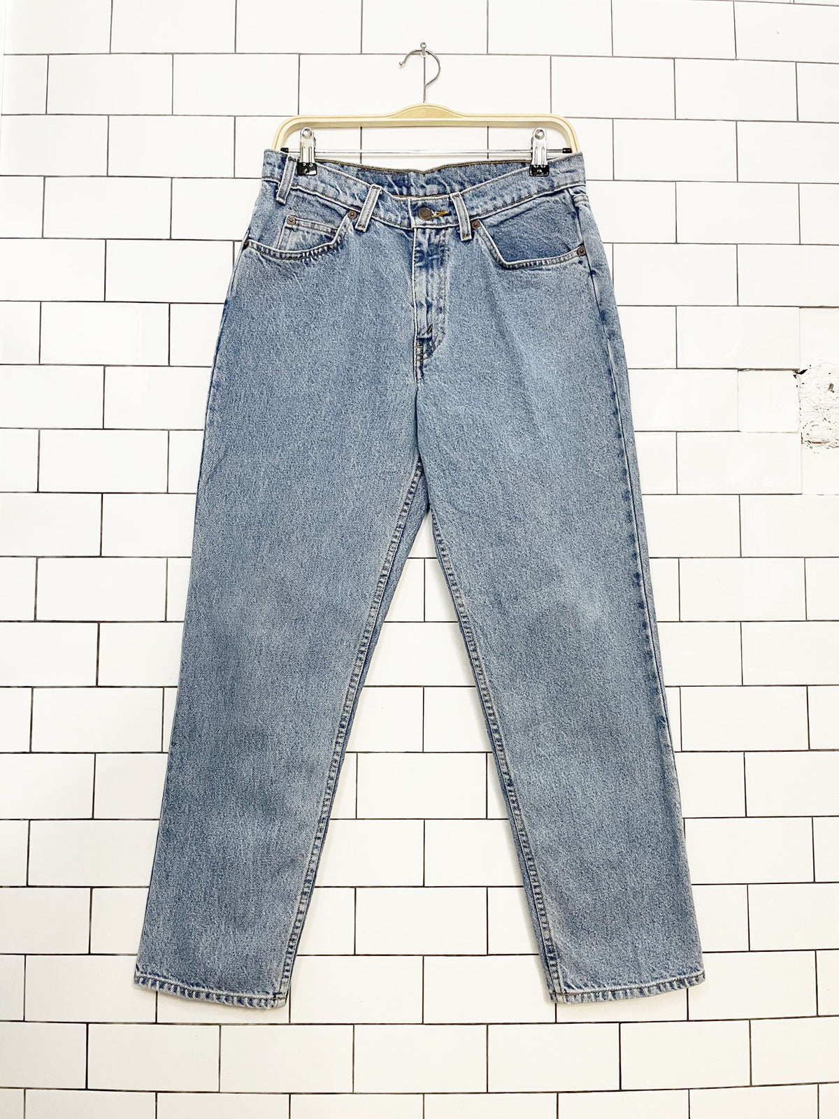 vintage 90s levi's orange tab 550 relaxed loose fit jeans | husky