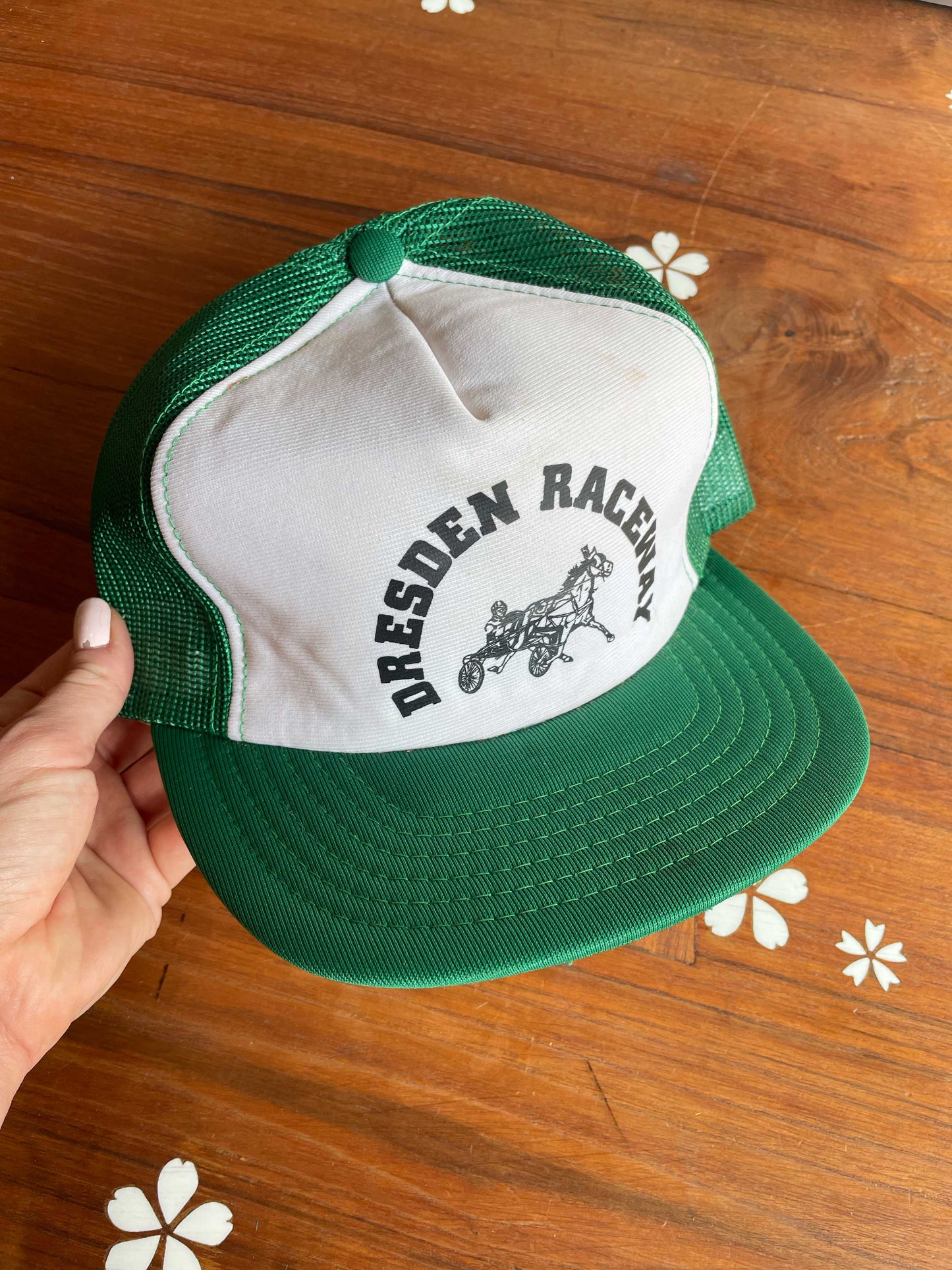 vintage dresden raceway trucker hat