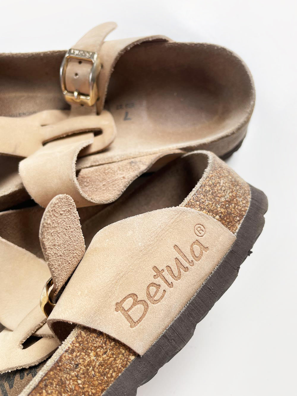 betula birkenstock leather gizeh thong sandal