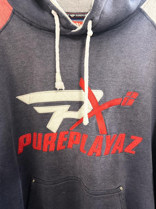 vintage 90s pureplayaz streetwear hoodie - good market thrift store