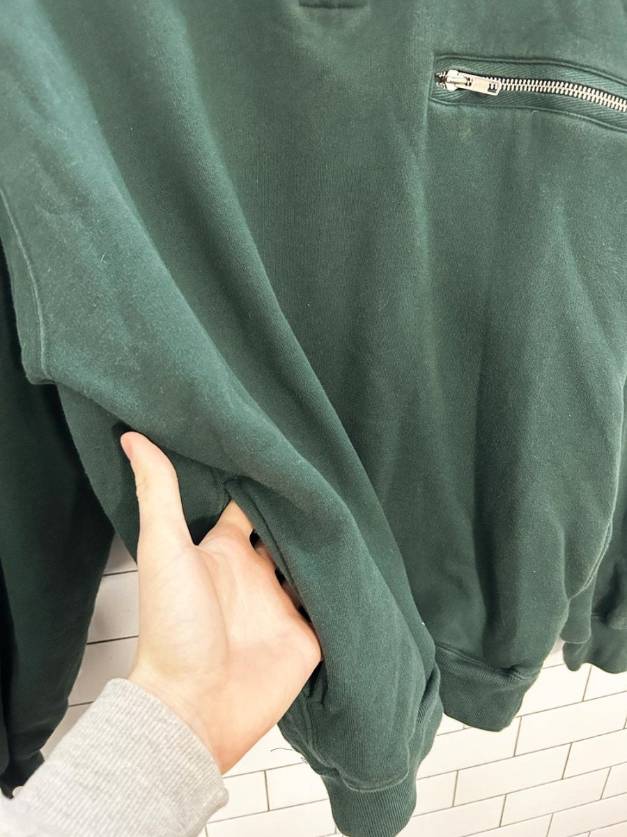 vintage 80s polo ralph lauren 1/4 zip sweatshirt - good market thrift store