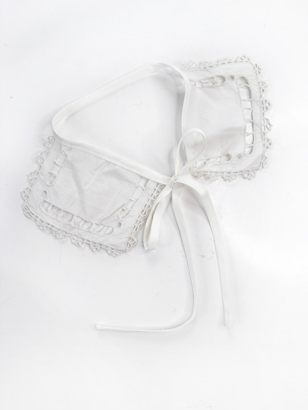 vintage handmade crochet knit collar | rework