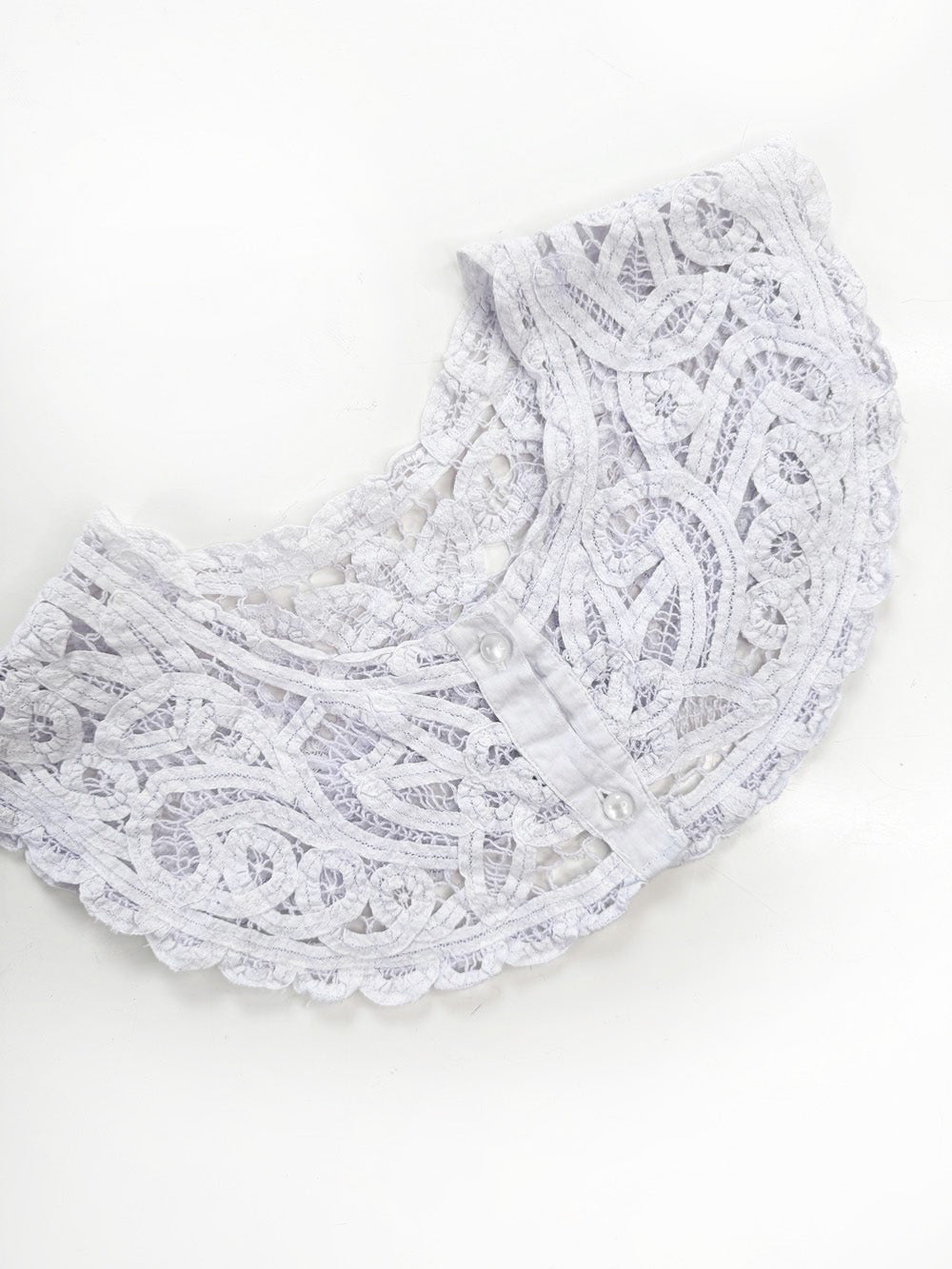 vintage handmade crochet lace collar | rework