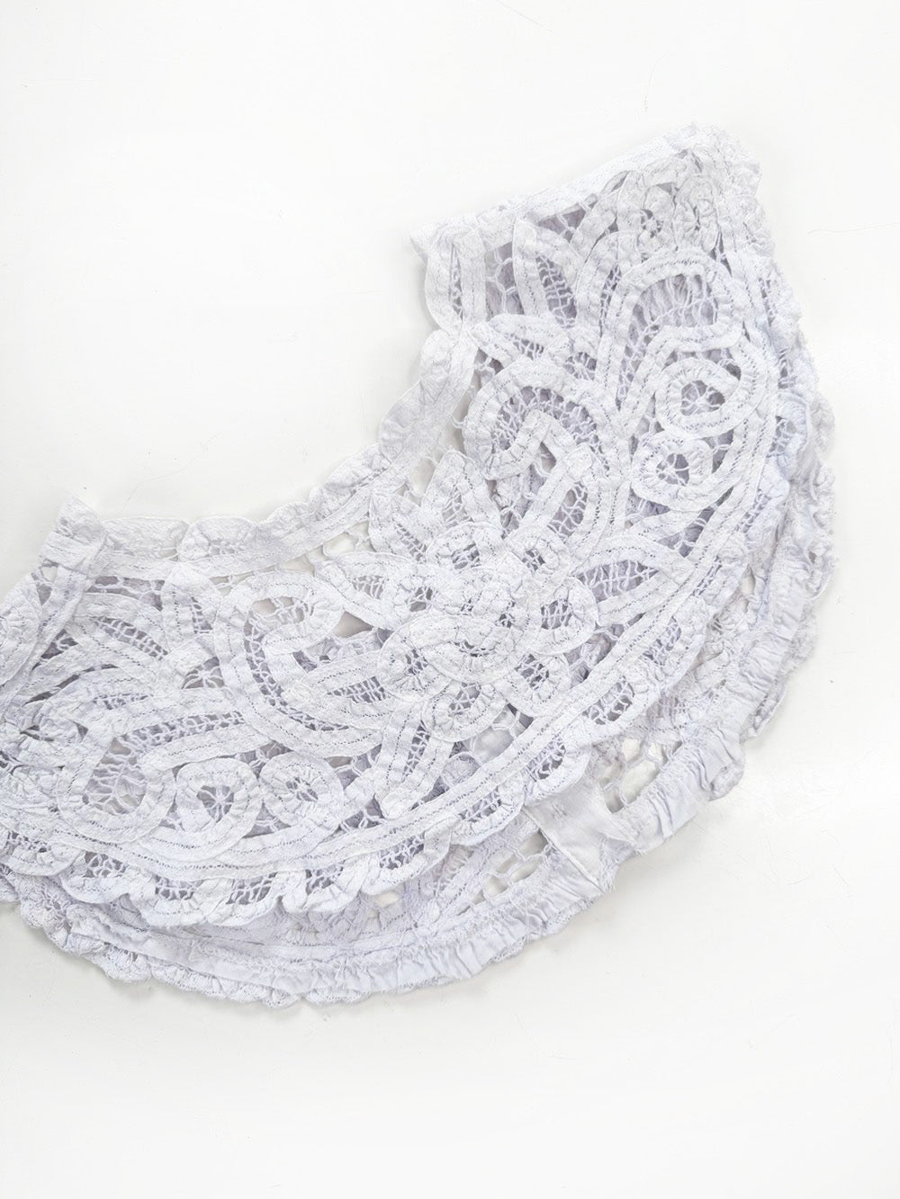 vintage handmade crochet lace collar | rework