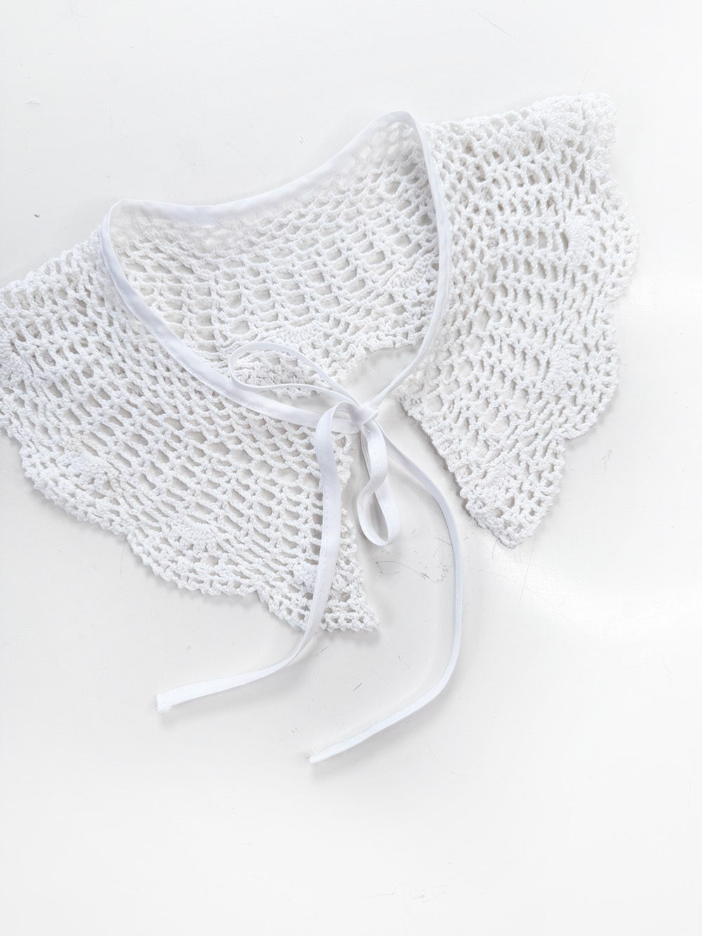 vintage handmade crochet knit collar | rework