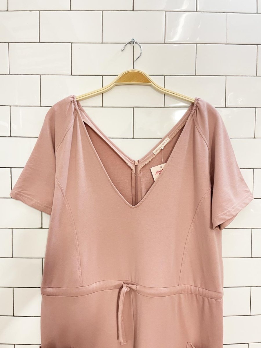 standards & practices tie waist jersey jumpsuit - good market thrift store