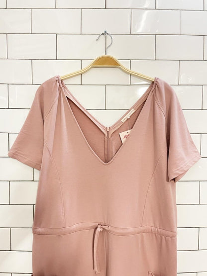 standards & practices tie waist jersey jumpsuit - good market thrift store