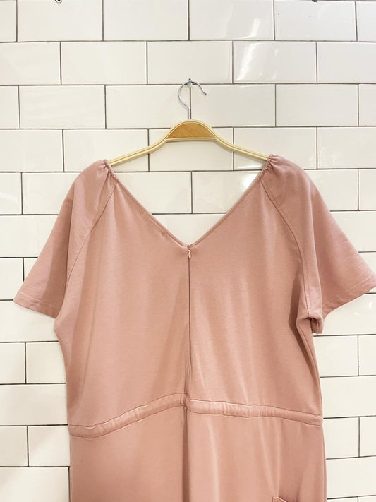 standards & practices tie waist jersey jumpsuit - good market thrift store