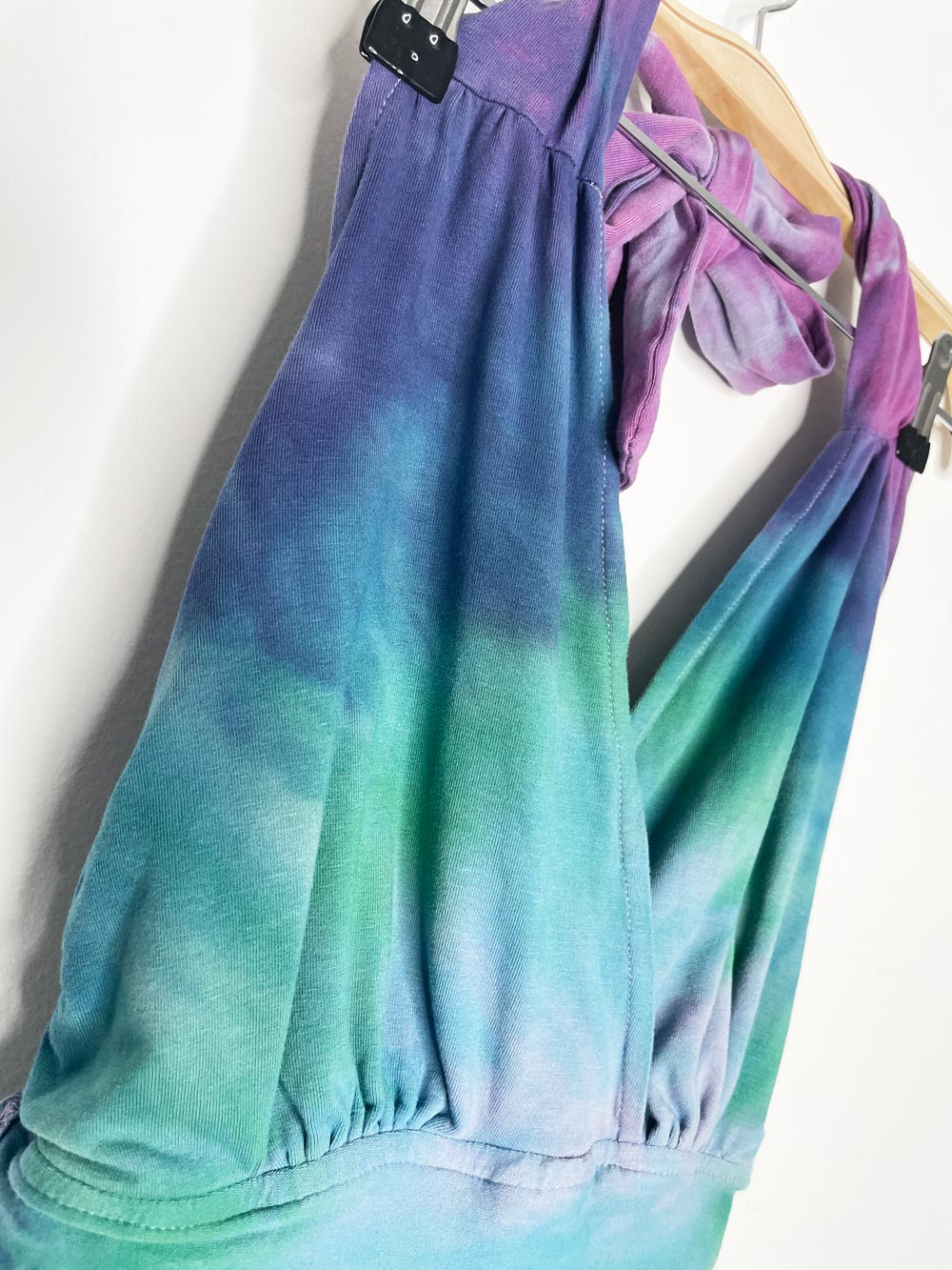 nwt the fairies pajamas tie dye layered halter top