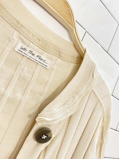 we the free in the mix oversized big rib henley | free people - good market thrift store