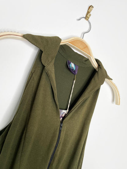 nwt the fairies pajamas retro zip front belted onesie