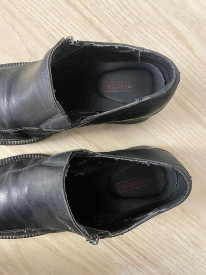 vintage 90s harley davison chunky heeled shoe - good market thrift store