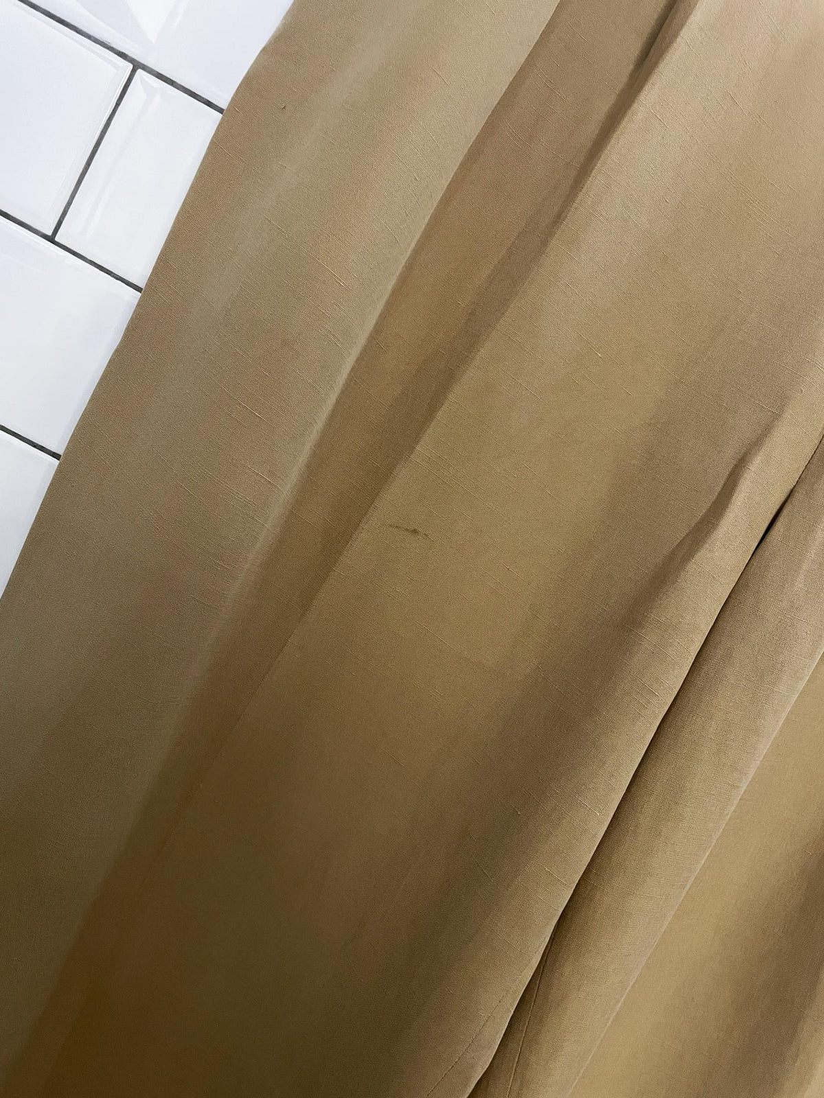 bcs by north 44 silk-linen pleated baggy trousers