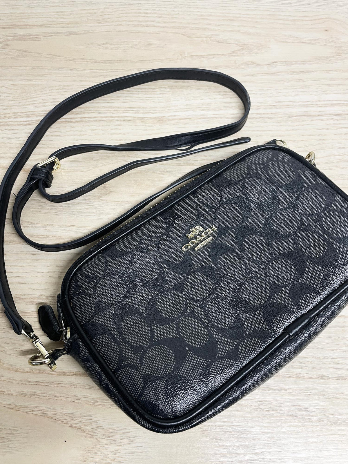 vintage 00s coach mini camera bag crossbody | signature canvas