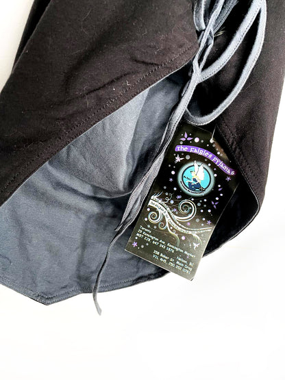 nwt the fairies pajamas cowl neck lace up back reversible halter top