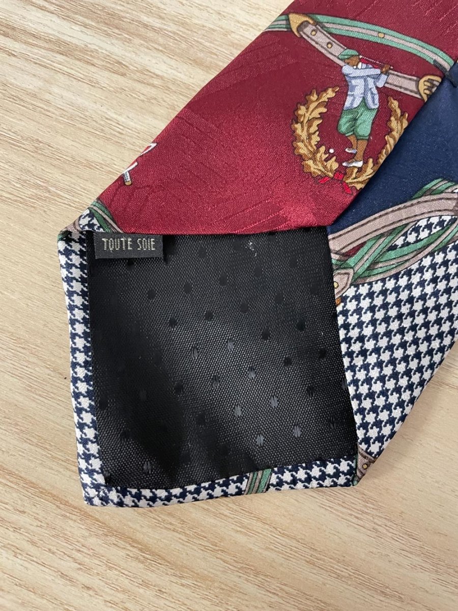 vintage james windsor golf silk tie - good market thrift store