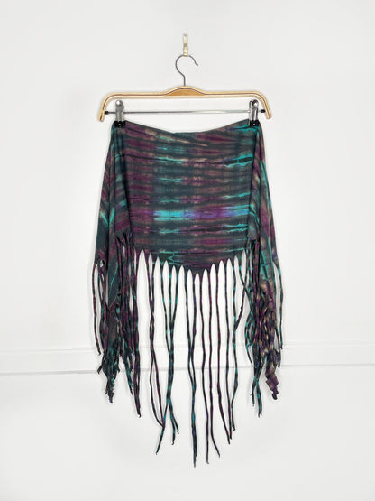 nwt the fairies pajamas tie dye fringe bandana top